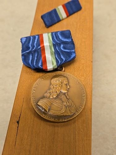 Medalla del Servicio Fronterizo Mexicano de Pensilvania de la Primera Guerra Mundial Medalla del Servicio Estatal Numerada - Imagen 9 de 23