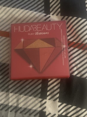 HUDA BEAUTY Ruby Obsessions Eyeshadow Palette 9 Shades Colors Eye Makeup New