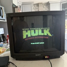 Sony Trinitron KV-27V35 27  Retro Gaming CRT Television TESTED Works Great Mint