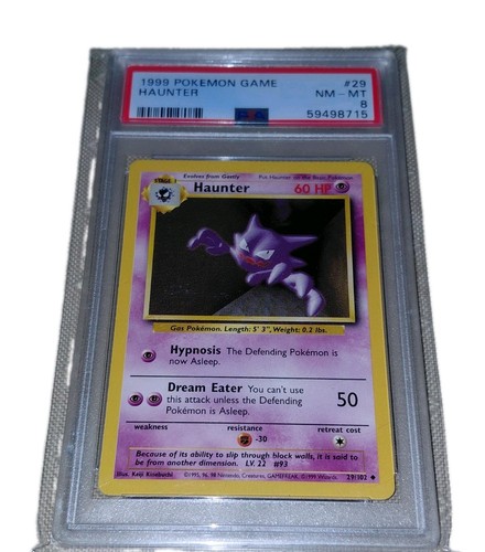 Haunter graded PSA 8 for sale on eBay