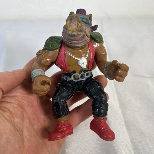 1988 TMNT Bebop Action Figure Toy Vintage Teenage Mutant Ninja Turtles Hard Head