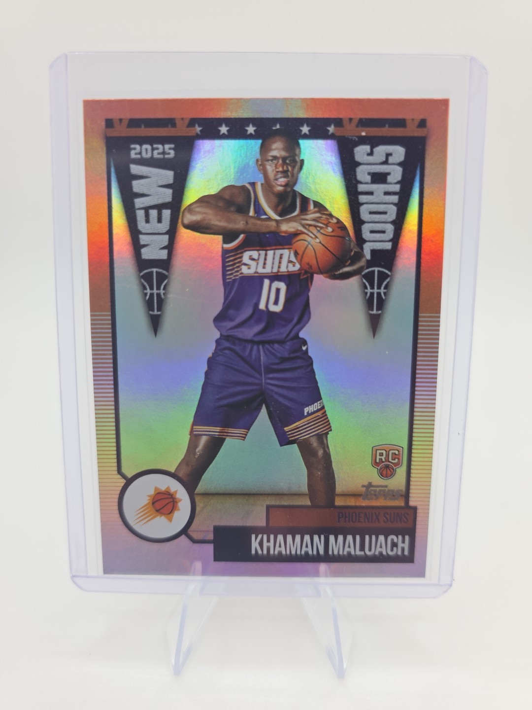 2025-26 Topps - New School Khaman Maluach #NS-10 (RC) Rookie Phoenix Suns