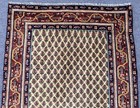 Rare Hand Knotted Vintage Badam Gul Mir Wool Area Rug 4.10 x 2.11 Ft — photo 6