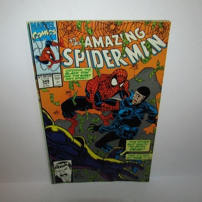 The Amazing Spider-Man #349 July 1991 Marvel Vintage Spiderman Comic Book