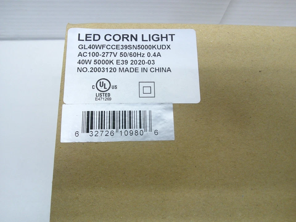Nothing But LEDS E39 Base 40W LED CornCob Bulb 5000K 100-277V - Image 4 of 4