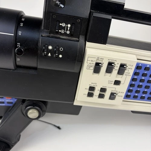 Vintage JVC Newvicon GX-N70U Color Video Camera 1984 TV Zoom 9.8-80mm F1.4 image 5