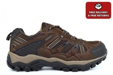 Johnscliffe Mens Tibet Real Suede Waterproof Walking Shoes Trekking/Hiking Boots