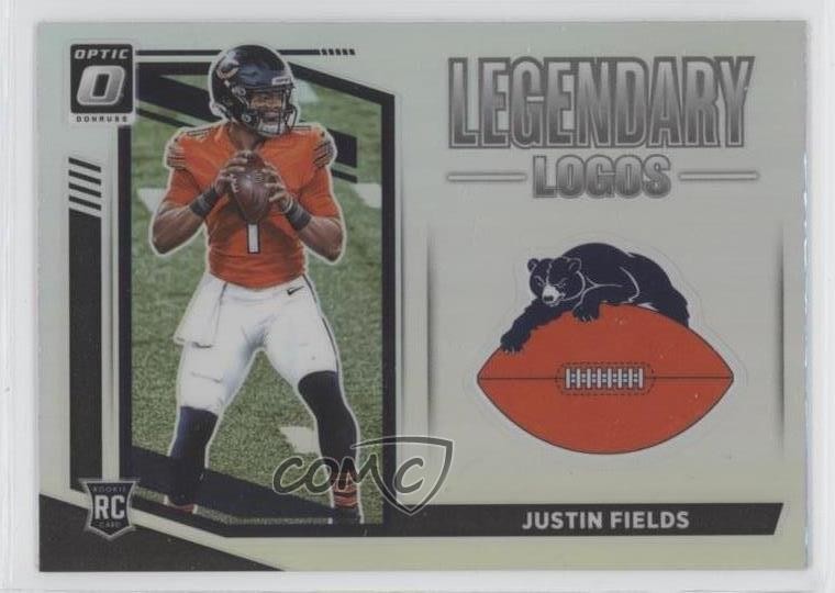 2021 Panini Donruss Optic Legendary Logos Justin Fields #LL-2 0e52