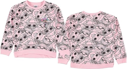 L.O.L. Surprise! Girls Sweatshirt -Jumbo Print and Embroidery Sweater- Sizes... - Picture 10 of 15