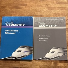 Saxon Geometry Solutions Manual & Testing Boo...