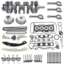 Engine Rebuild Overhaul Kit Crankshaft Valves Set Head Gasket for Hyundai Kia