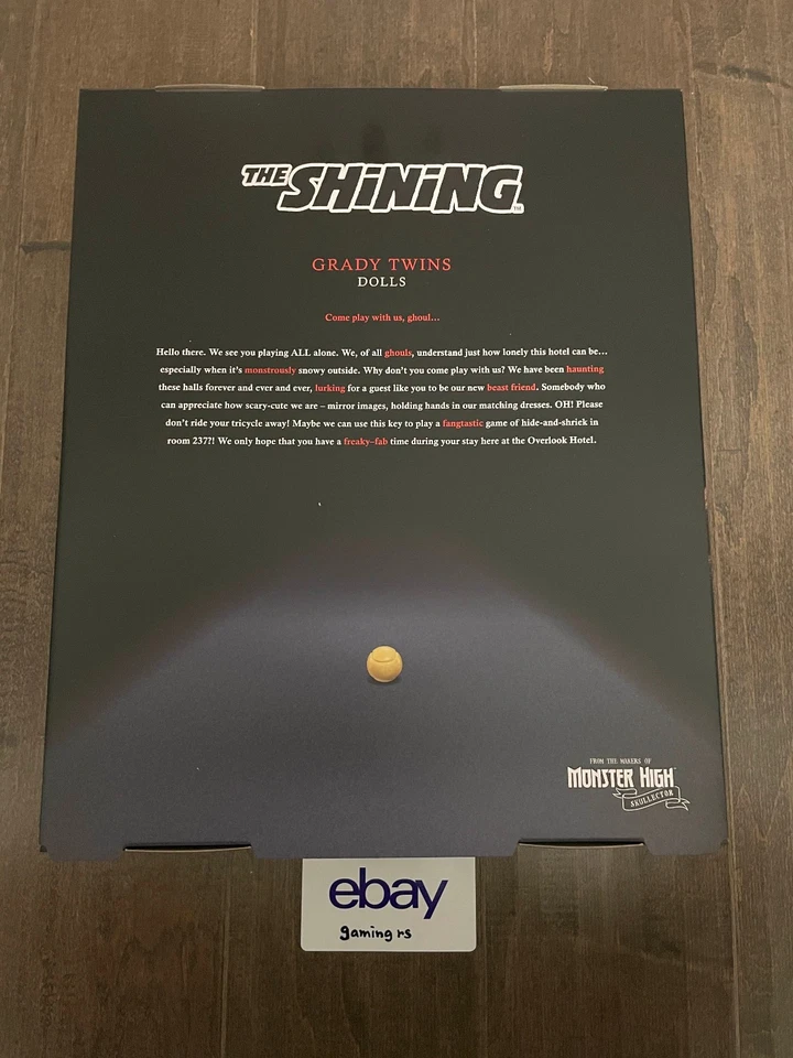 2025 Monster High Skullector The Shining Grady Twins ReRelease ⚡SHIPS FAST⚡ - Image 2 of 4