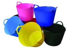 40 Litre Rhino Flexi Tub Large Flexible Garden Bucket Storage Tub - Colours