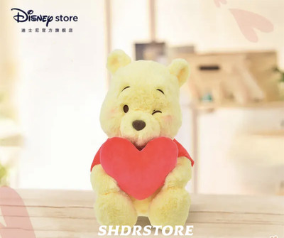 Disney Store authentic 2026 winnie the pooh heart plush 11inches disneyland