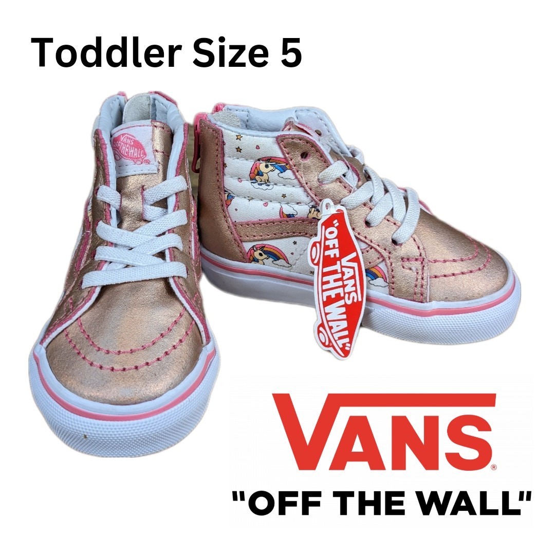 Shoes Unicorn Rainbow Pink Toddler Girl Size 5 Nwt