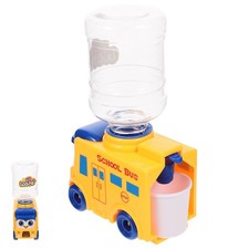 School Bus Small Water Dispenser Toy Tiny Water Dispenser school bus toy