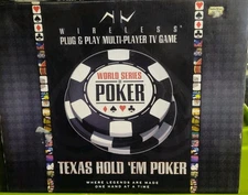 Texas Hold 'Em Poker Plug n Play TV Game with Wireless Controllers