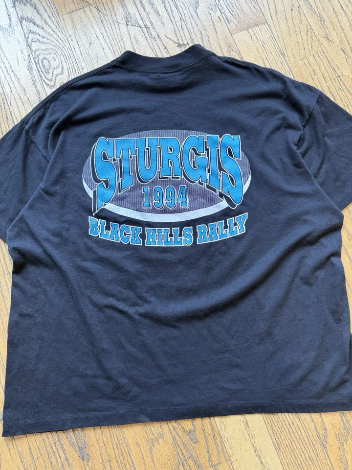 RARO DE COLECCIÓN 92 NOS 3D Emblema MOTERO AMERICANO CERBERUS BAD TO BONE HARLEY Talla XL Foto 4 de 4