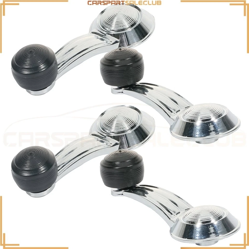 For 1968-90 Cadillac Fleetwood 4.5L V8 Interior LH RH 4X Window Crank Handles - Image 4 of 4