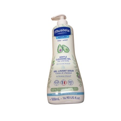 Mustela Gentle Cleansing Gel for Normal Skin Skin (16.9oz) New
