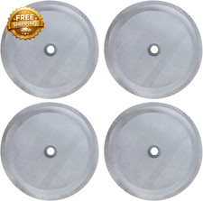 4 Pcs French Press Replacement Filter Screen 4 Inch Reusable 304 Stainless Steel