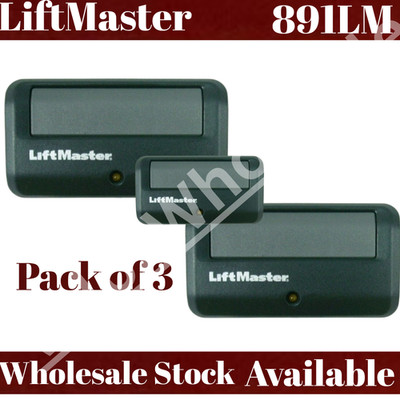 891LM LiftMaster 1 Button Remote Control Garage Opener Security+2.0-Pack #3