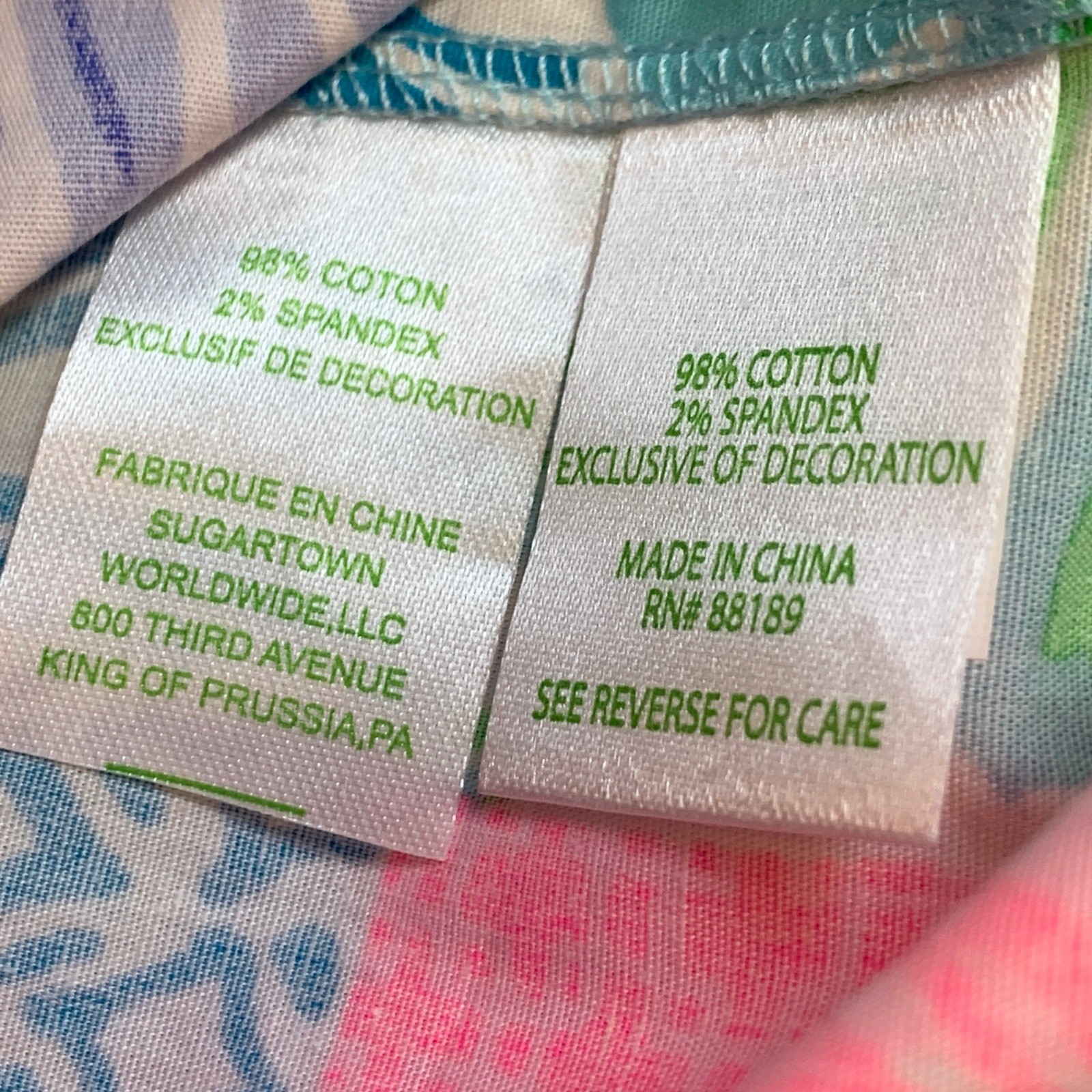 Lilly Pulitzer Patchwork Wrap Skort Multicolor Vi… - image 7