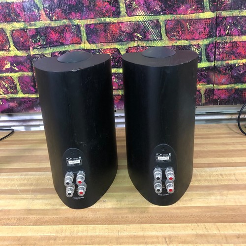 KEF iQ1 SP 3499 Bi-Wired Black Ash Bookshelf Home Theater Speakers (GREAT SOUND) - Picture 6 of 7