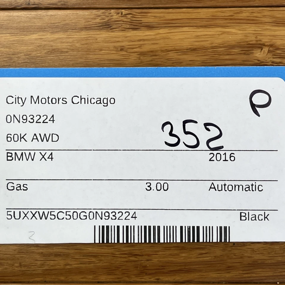 BMW X4 F26 2015-2018 SUV parabrisas depósito de líquido tanque lavadora OEM PH Foto 2 de 4