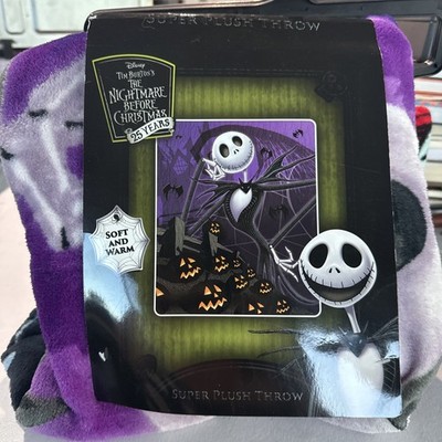 25 years Disney Nightmare Before Christmas Jack Skellington Throw 46  X 60  