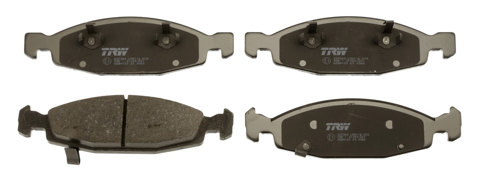2x ✅Fits TRW GDB4120 BRAKE PAD SET, DISC BRAKE  ⭐UK Seller⭐