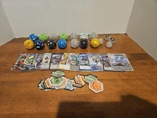 Bakugan  Lot of 14 With Cards 