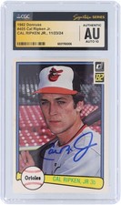 Cal Ripken Jr. Rookie Cards and Autograph Memorabilia Buying Guide 25