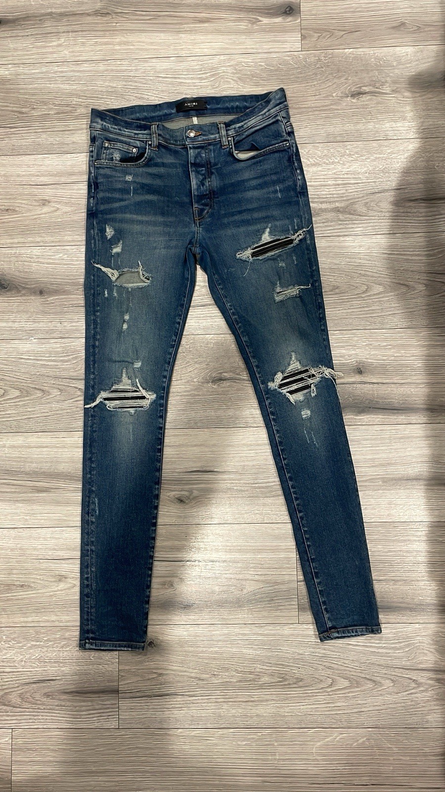 Deep classic indigo MX1 amiri jeans 