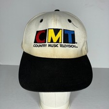 CMT Country Music Television Snapback Hat Men's Adjustable DISTRESSED