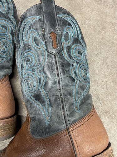 Corral Men's Blue & Brown A3504 Embroidered Leather Western Boots SZ 8.5D, Used - Bild 3 von 17