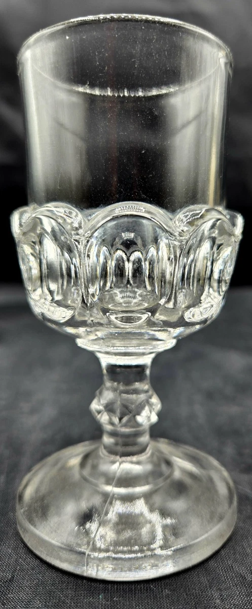 Glass Original 1850-1899 Time Period Manufactured Collectible Champagne & Wine  Glasses for sale | eBay