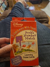 I CAN LEARN WITH POOH: Numbers Match card game - Disney 2004 - No Stickers
