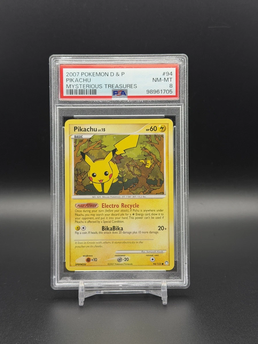 Pikachu Pokémon TCG Mysterious Treasures Individual Collectible