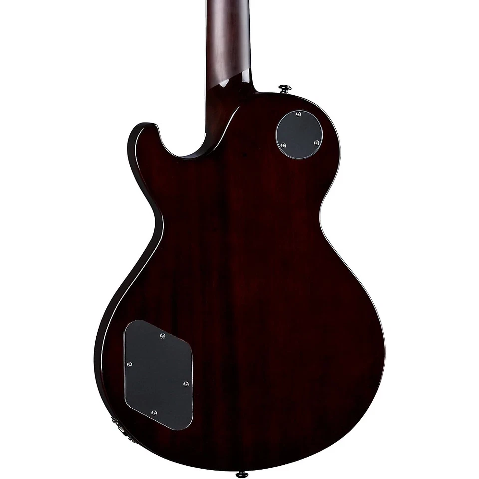 Guitarra Eléctrica Dean Thoroughbred Select Quilt Top Transparente Cherry Burst Foto 2 de 4