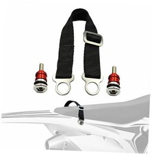 Pulling Lift Straps Belt for Dirt Bike CRF YZF KXF YZFX WR RMZ DRZ TTR Red