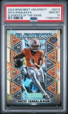Nico Iamaleava 2024 Bowman Best University Elements Of The Game PSA 10