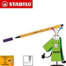 10 x Stabilo Point 88 Fineliner versch. Farben Schwan Point88 Tintenschreiber 