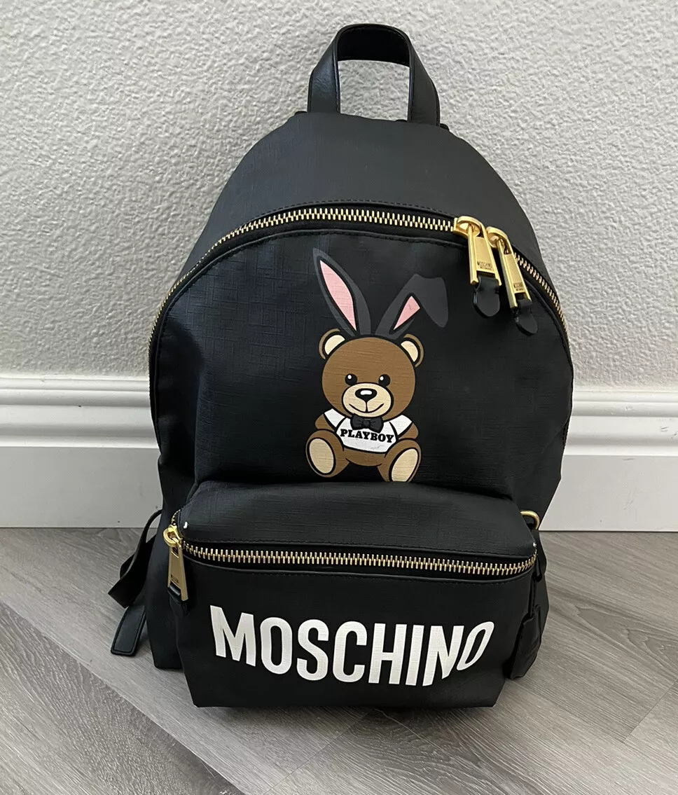 Oorzaak Ongeautoriseerd studio Moschino Milano X Playboy Teddy Bear backpack | eBay