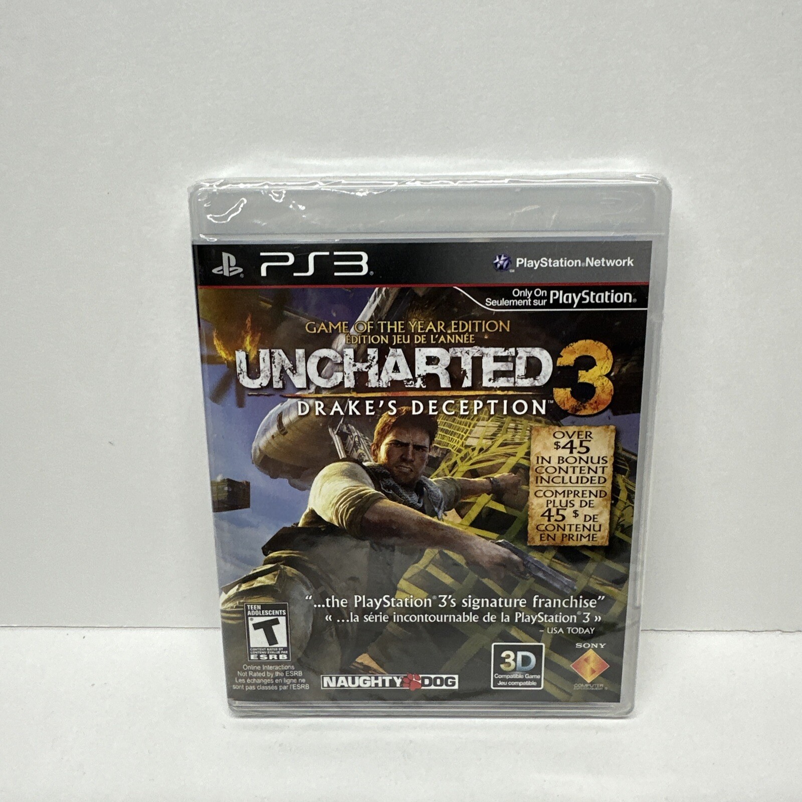 Uncharted 3: Drake's Deception GOTY Edition PS3 Brand New FACTORY SEALED!