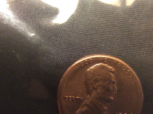 1986 RD,Lincoln cent,NO MINT MARK,ERRORS COLLAR OBV,ERRORS ON REV SEE PICTURES - Picture 4 of 8