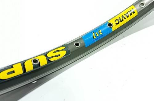 Llanta Mavic 217 MTB 32 agujeros año 1994 retro Francia 460 g retro 1 pieza antracita 26" - Imagen 13 de 14