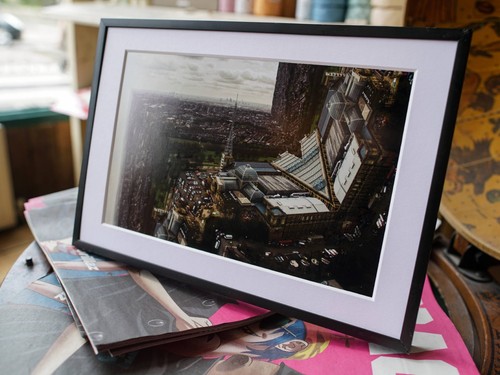 A4 Print - Behind the Alexandra Palace - London View - Aerial Drone Photography - Picture 2 of 3