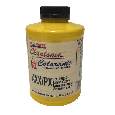 Charisma Colorants Light Yellow Toner 32oz AXX/PX 1B107860 Tint Accurate