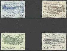 Timbres Féroé 139/42 ** lot 8978